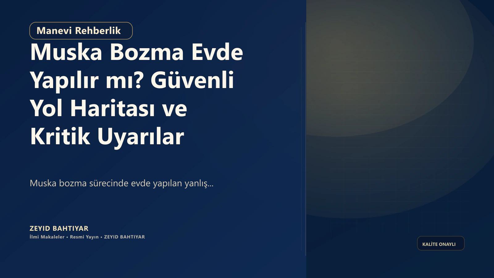 Muska Bozma Evde Yapılır mı? Güvenli Yol Haritası ve Kritik Uyarılar