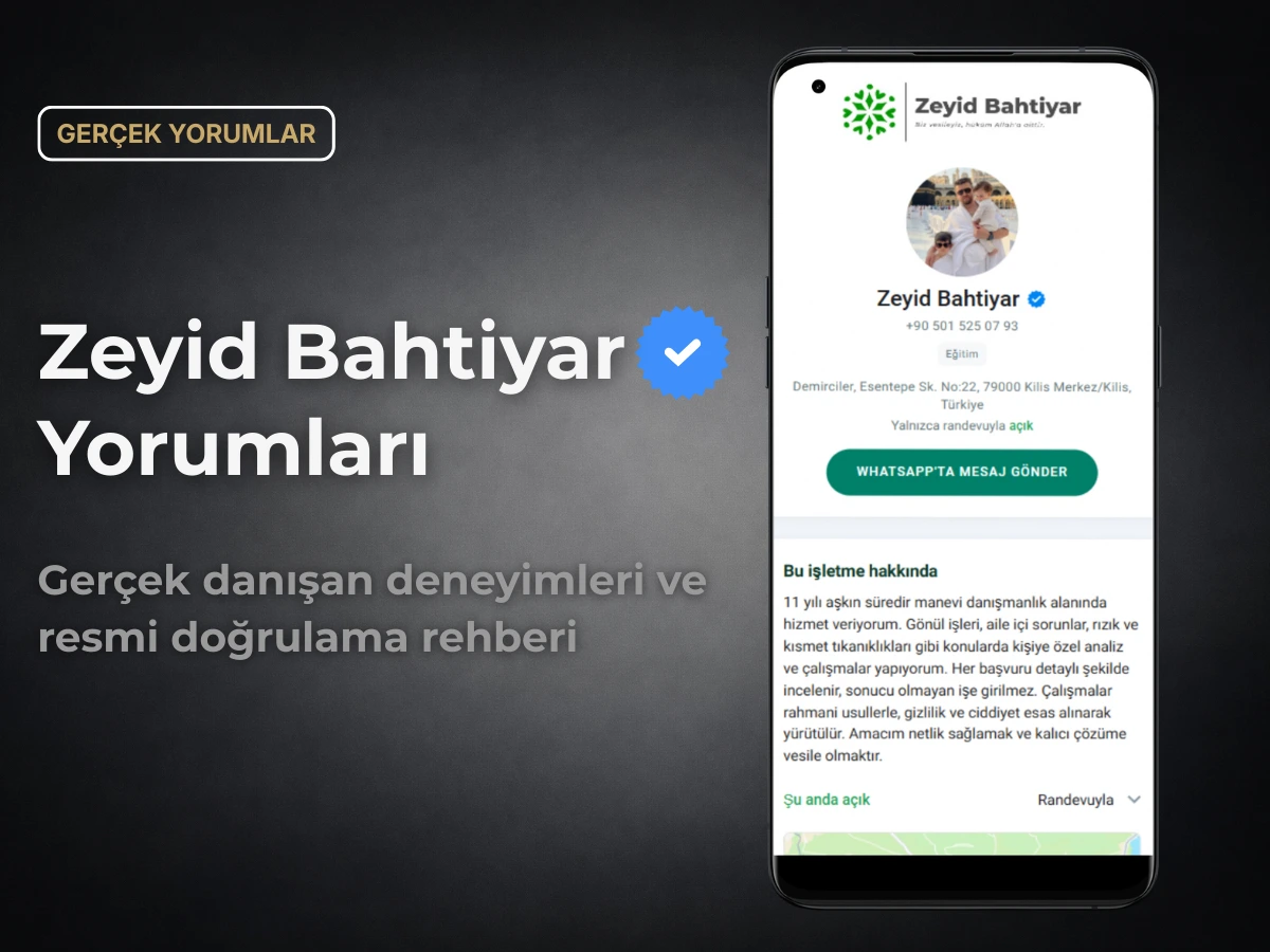 Zeyid Bahtiyar Yorumları: Resmi Site, Gerçek Danışan Geri Bildirimleri ve Güvenli Doğrulama Rehberi