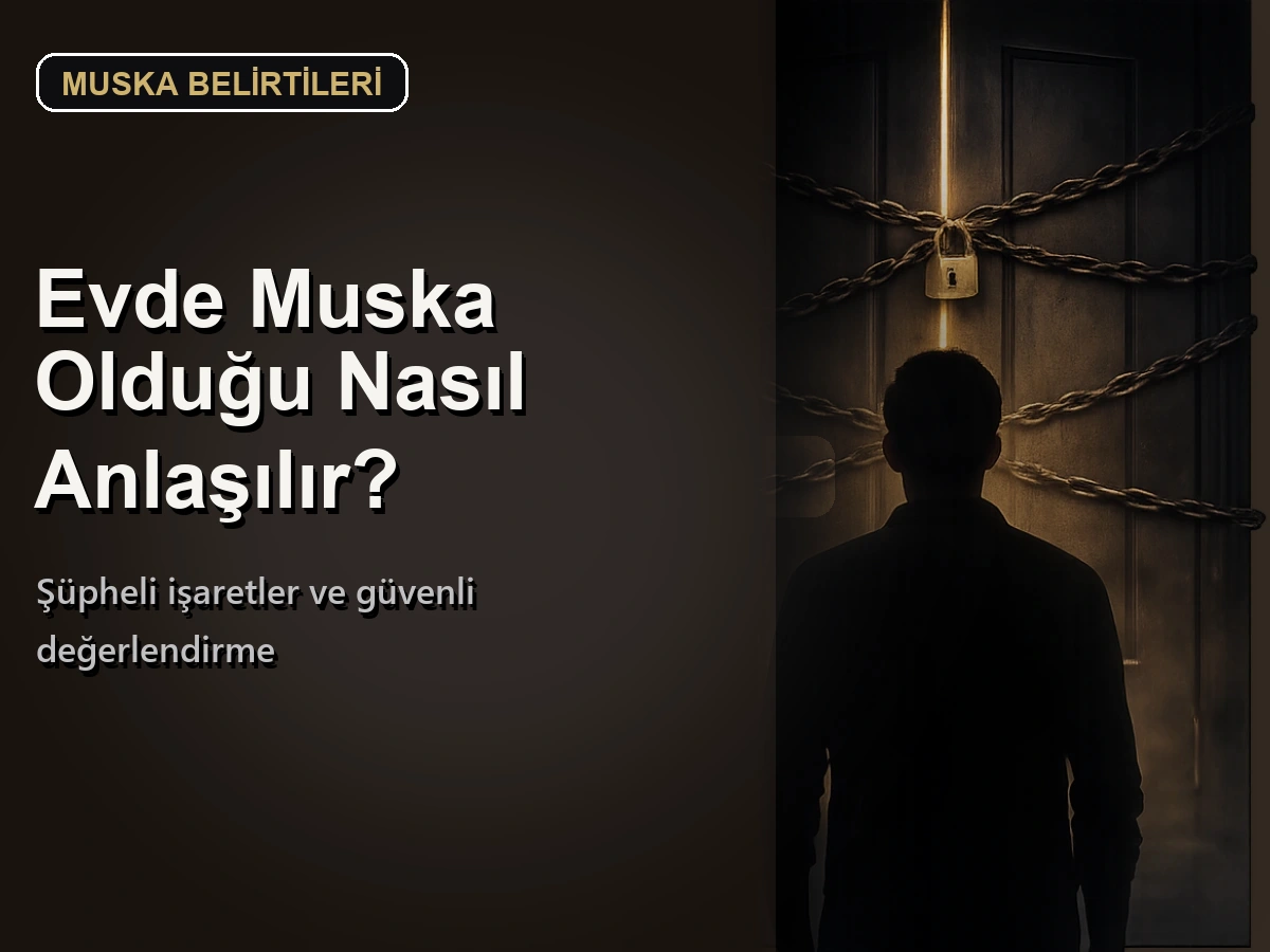 Muska Belirtileri Nelerdir? Evde Muska Olduğu Nasıl Anlaşılır ve Ne Yapılmalı?
