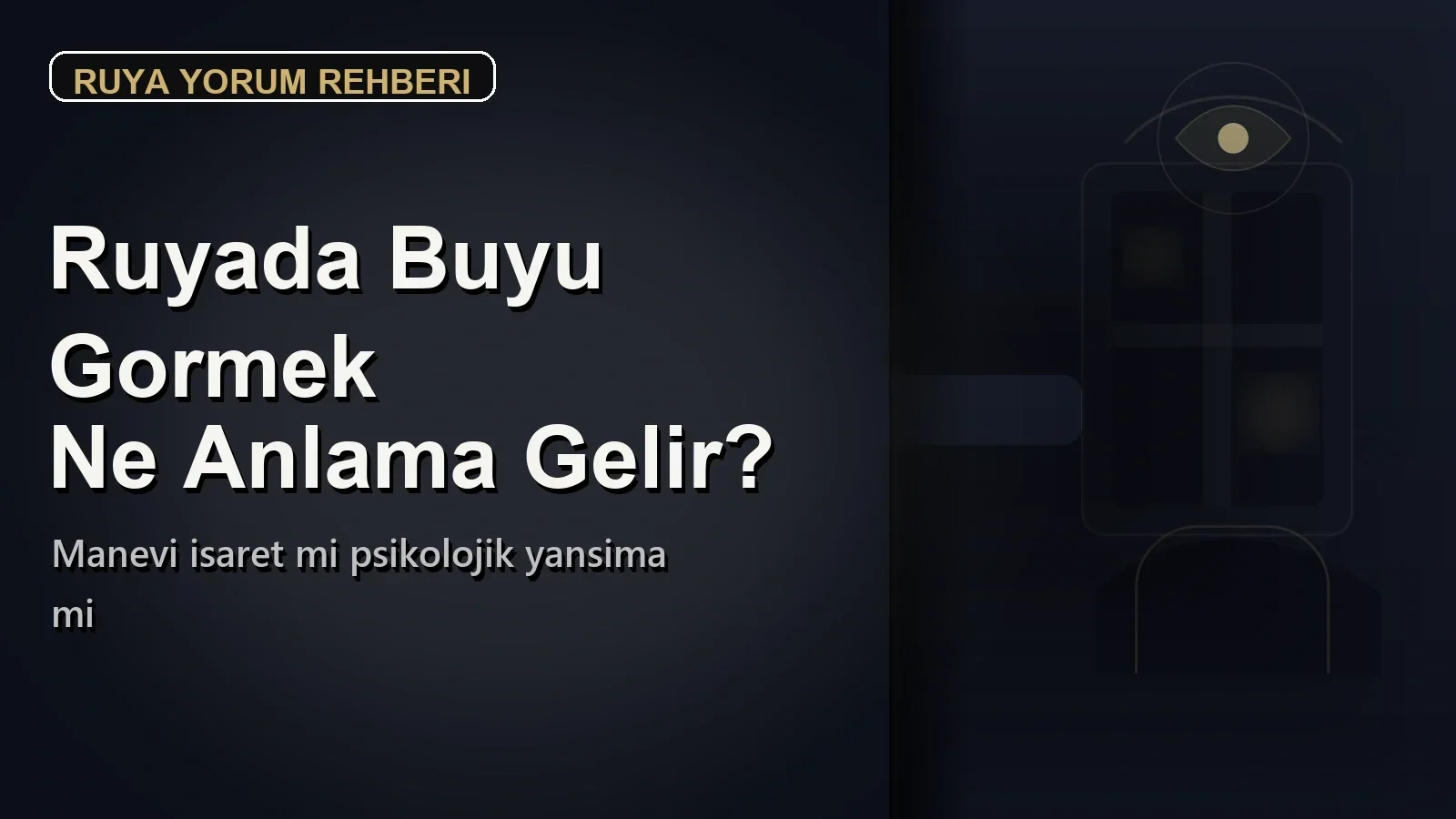 Rüyada Büyü Görmek Ne Anlama Gelir? Manevi İşaret mi Psikolojik Yansıma mı?